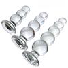 VaHppy Großer Glas-Analplug Backyard-Spielzeug 3/4/5 Kugeln SM BDSM Gay Analmasturbation Prostata-Massage Erwachsenenspiel Sexspielzeug