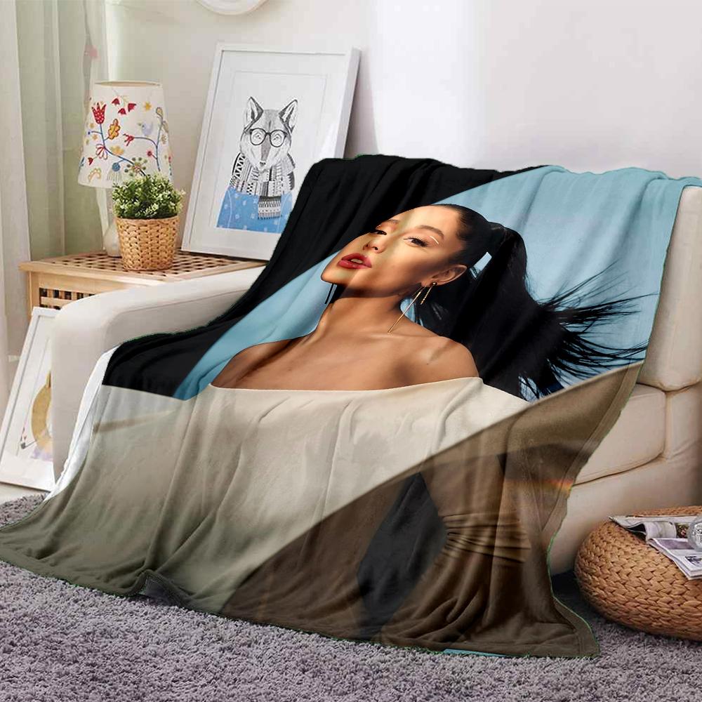 Elegant Fashion Model Pose Blanket Soft Throw Blanket For Home Bedroom Bed Sofa Travel Office Solid Christmas Blanket