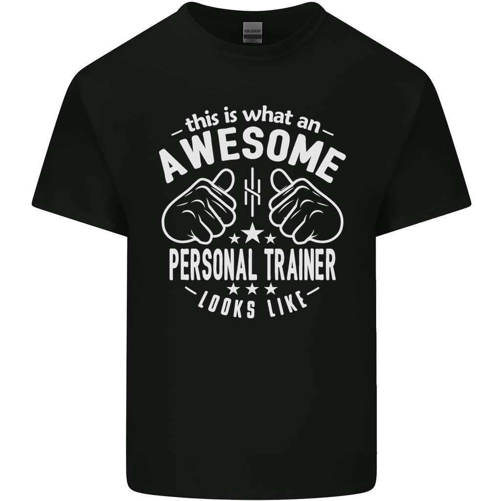 An Awesome Personal Trainer Looks Like Unisexs Light Cotton TShirt