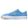 Converse One Star Pro Light Blue Gold Unisex Sneakers White A06647C