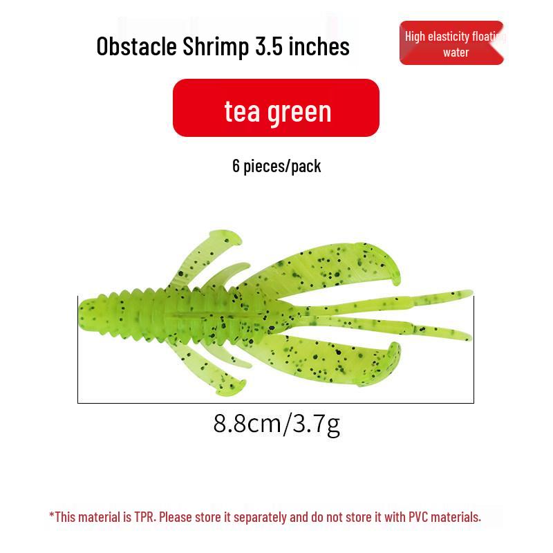 Dongding - Bas Avı İçin Engel Karides Yumuşak Yem, Teksas Rig Arama Yemi