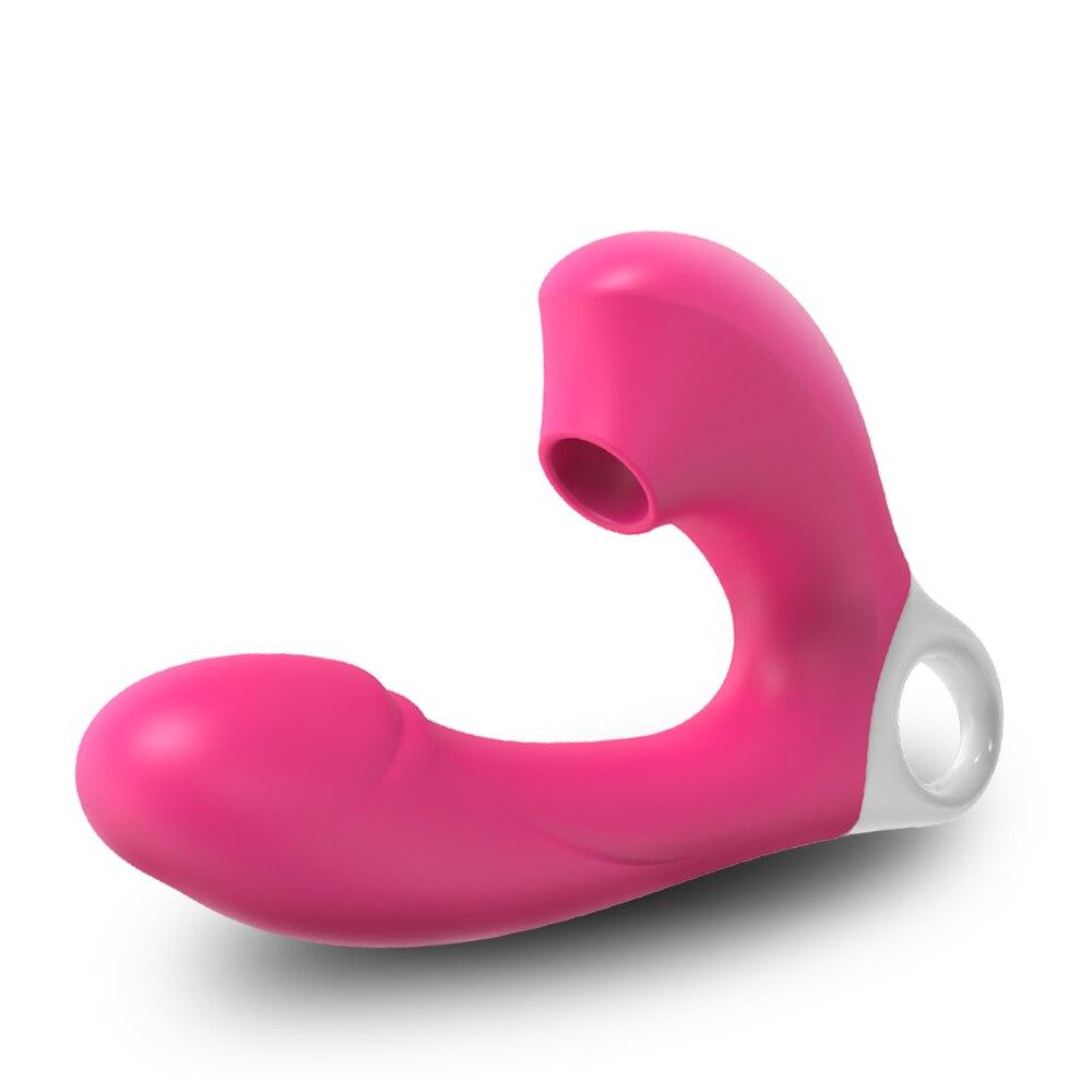 Sucking Dildo Vibrator Female G Spot Clitoris Sucker Vacuum Stimulator Adult Goods Vibrating Massager Sex Toy for Women
