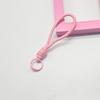 New colored hand-woven rope, mobile phone lanyard, doll bag, keychain DIY jewelry, pendant accessories.