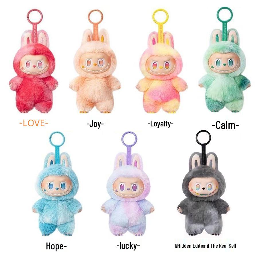 Boneca de Pelúcia de Vinil Labubu High Energy: Pingente Caixa Surpresa de Segunda e Terceira Geração