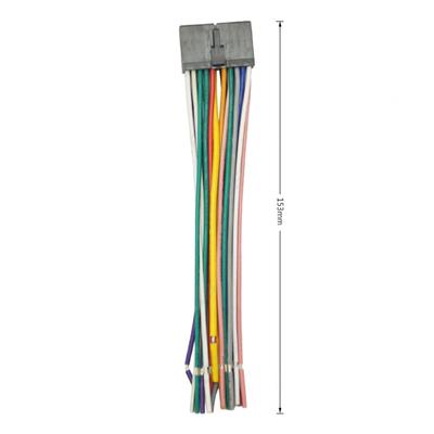 Autoradio-Kabelbaum, 20-poliger Audio-Verkabelungsadapter, CD-DVD-Anschlusskabel, T-Stecker, Netzkabel, modifiziert