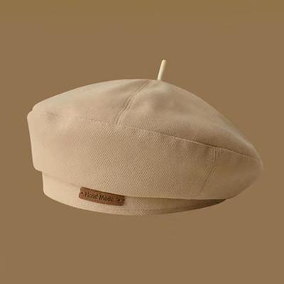Autumn Winter New Sweet Cool Light Luxury Woolen Hats Retro Versatile Berets Cap