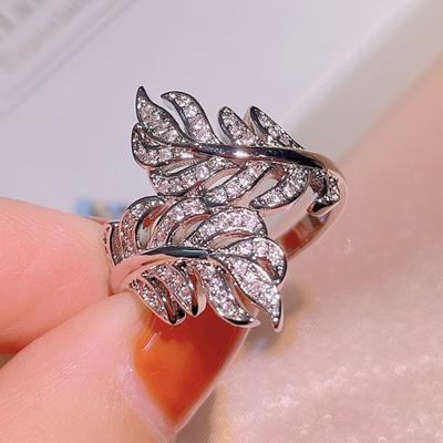 New Plant Flower Series Adjustable Ring European and N Style Ring