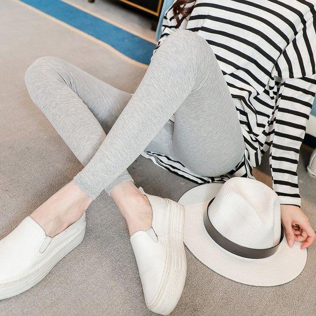 

Леггинсы для беременных 2024 года: Узкие, с высокой талией, с поддержкой живота, однотонные, для весны/лета M 80-100 jin