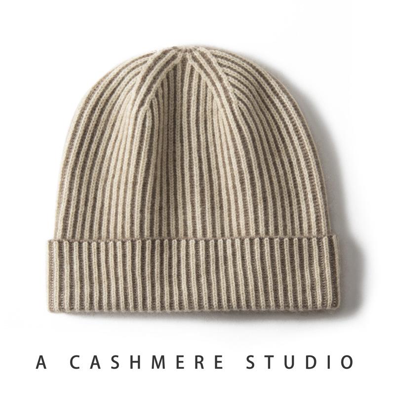 Cashmere hat unisex winter new warm wool hat send parents autumn and winter knitted cold hat