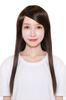 Fujitatsu Cosplay Full with Wig, Wig, Long, Straight, Brown, Natural, Smooth, Heat-Resistant, Semi-Long, Net, LML60-6