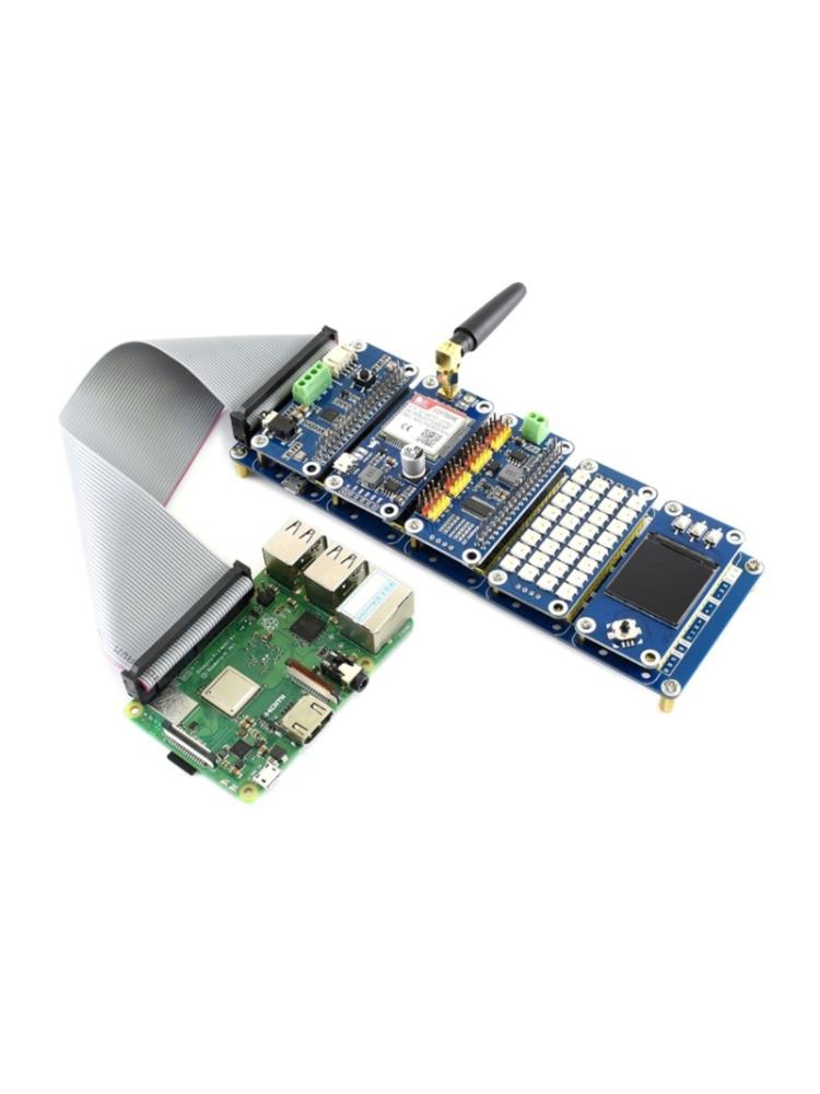 for  Stack HAT Expansion Board Stacks to  HATs at once 2x20pin Header for  4B 3B GPIO Expansion