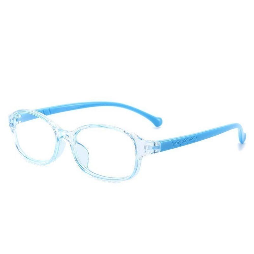 Fashion Transparent Anti Radiation Glasses for Kids Anti Blue Lens Computer Eyewear Replaceable Protection Lens