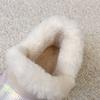 Support customized winter non-slip soft-soled warm shoes cotton slippers women's velvet thickened bread shoes