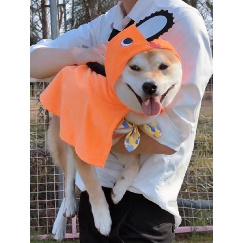 Chainsaw Man Haustier Hund Kleidung Sommer Lustig Poki Umhang Katze Cos Pochita Ted Hund Handpuppe Kostüm