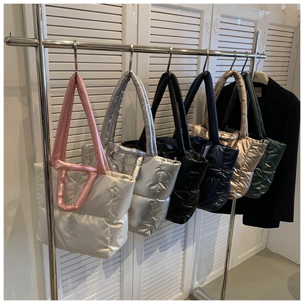 

Contrast Color Carrying Bag Cotton Down Bag New Pillow Bag Female