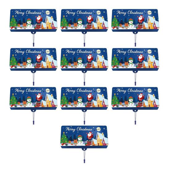Christmas Cash Gift Envelopes 10 Slots Surprise Xmas Gift Card Holder