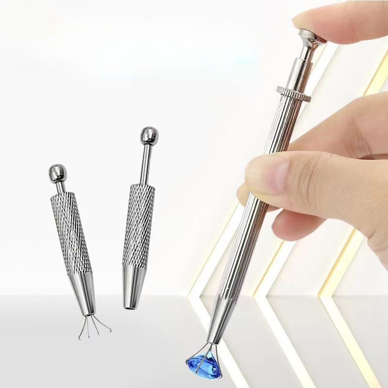 1Pc Jewel clip Pen-shaped electronic components Grabber IC Pickup Pickup Beauty shop Gadgets for daily use