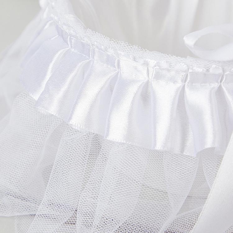 Sturdy Decorative Flower Girl Basket with Ribbon and Bowknot for Wedding Processions Ceremony Daily Use Trendy Women