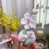 Hand-kneaded Flower Ceramic Simple Hydroponic Small Vase Creative Mini Small Fresh Flower Vase Decoration Ornament Living Room