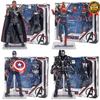 Avengers 4 Captain America Movable Pvc Action Figure With Bracket Box For Collectors