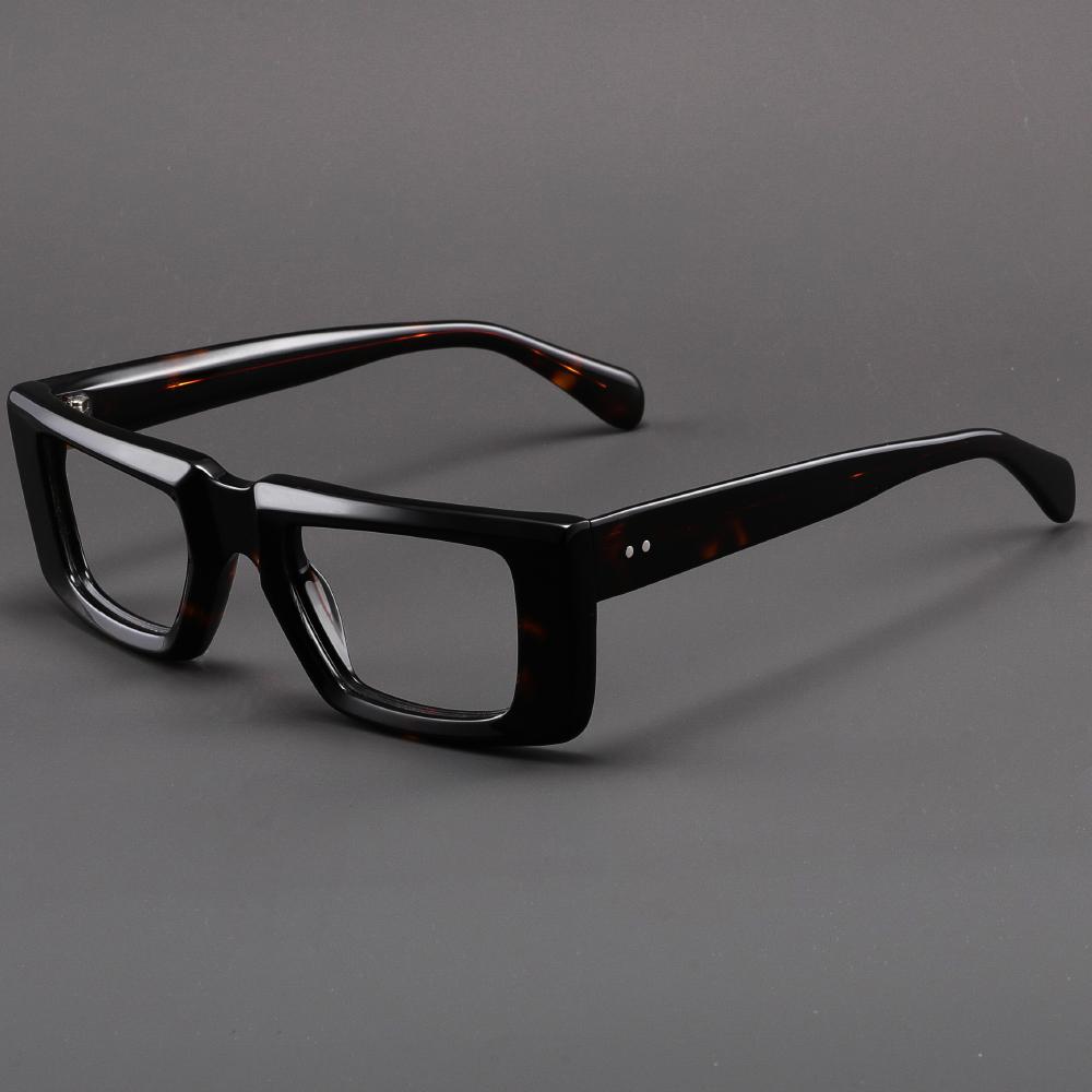 

Thickness Acetate Optical Frames Reading Glasses for Men Anti-Blue Ray Computer Eyewear Unisex Fashion Prescription Eyeglasses 0