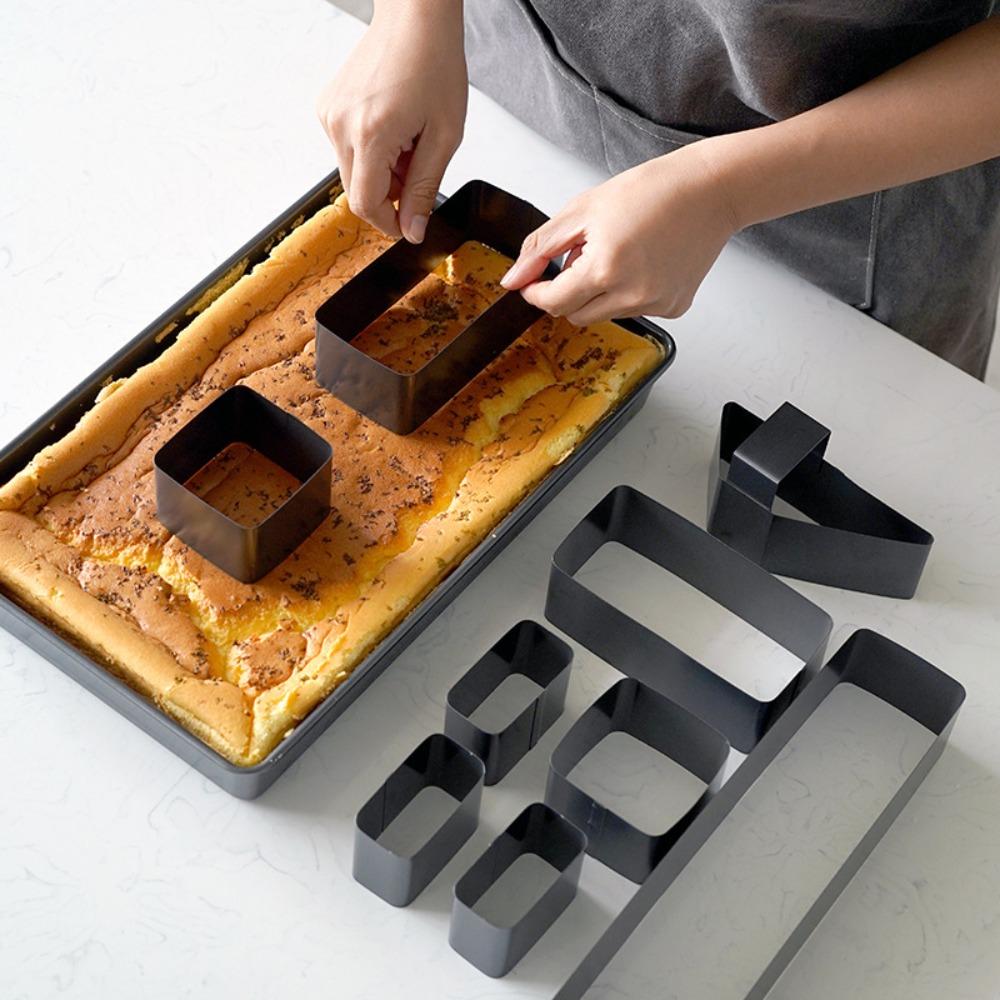 10pcs Carbon Steel Bread Mold Non-stick Baking Tray Multifunctional Alphabet Number Baking Pan Oven