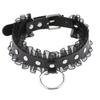 Bell Choker Necklace, Punk Hot Girl Adjustable Black Clavicle Neck Collar Accessory