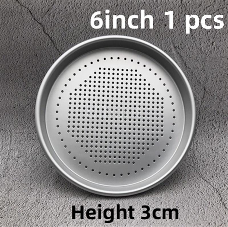 

6 7 8 Inch Leaky Round Bread Aluminium Pizza Pan Pie Tray Mold Steaming Plate Cookie Cooling Net DIY Baking Gadgets And Tools
