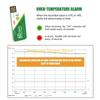 F26C Easy to Use Disposable USB Temperature Temperatures Logger 60 Days Recording for Cold Chain Transport & Freezer Storage