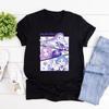 Kpop Lovci démonů Tričko Dárek pro milovníka korejského popu Kpop Huntrix Tričko Ležérní s krátkým rukávem Dámská trička Streetwear Dámské topy