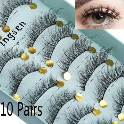 Cruelty-free Wispy Natural Long Extension Tools Fluffy 3D Faux Soft Mink Hair False Eyelashes