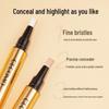 GECOMO Press-Type Concealer Pen: Covers Dark Circles, Acne Scars, Blemishes & Brightens Tear Troughs with Liquid Cream