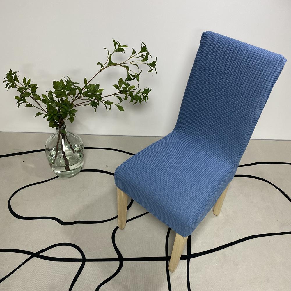 Corn Grid Thickened And Enlarged Fleece Grid Fleece Chair Cover Table And Chair Elastic Restaurant Chair Universal In All Seasons