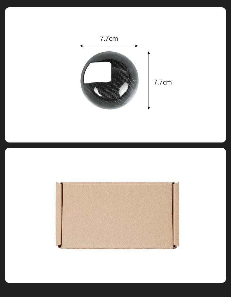 Fiat 500 Carbon Fiber Door Handle & Grip Trim Cover