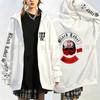 Sweat à capuche imprimé crâne Black Label Society Coupe ample Sweatshirt décontracté Garçons adolescents