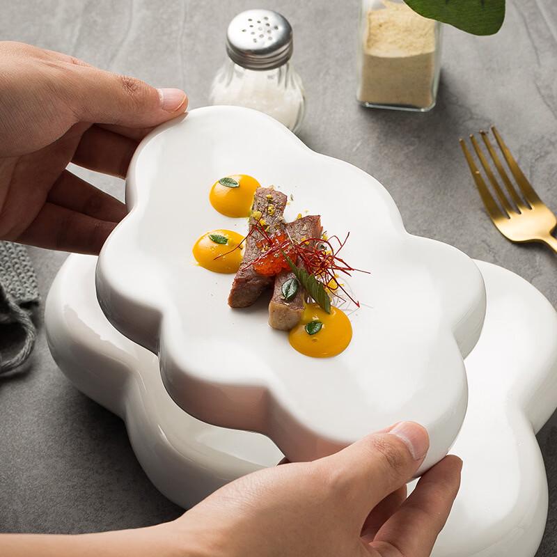 Irregular Cloud Shaped Ceramic Plate