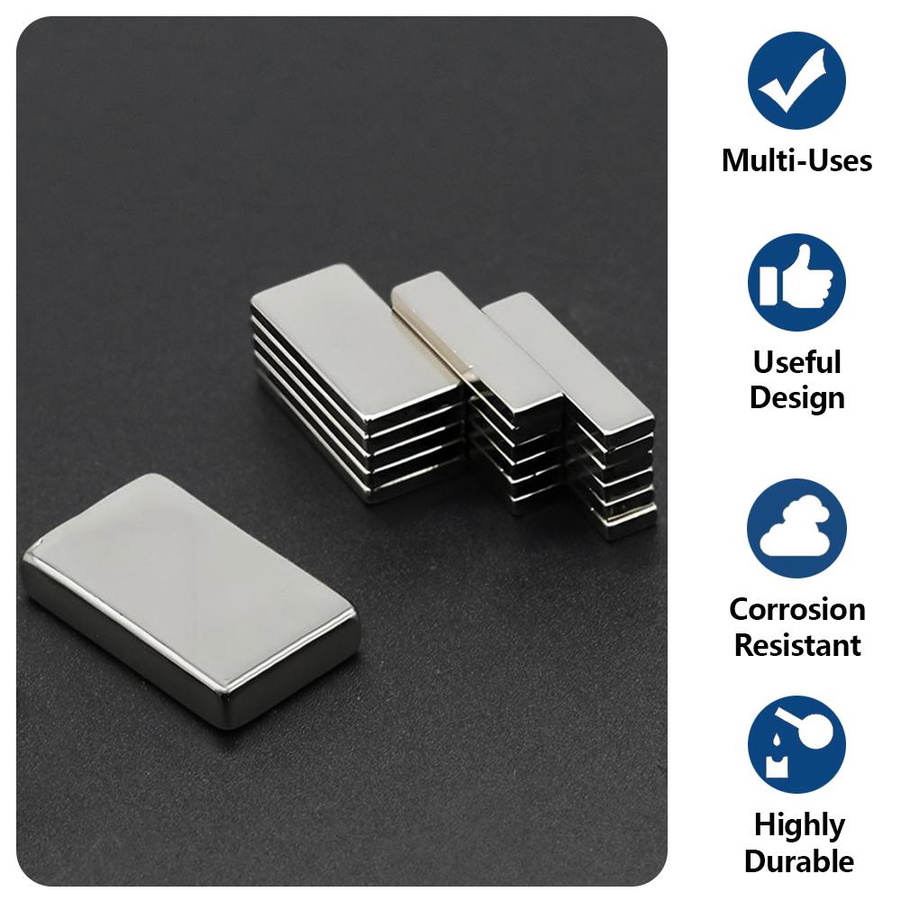 Powerful Neodymium Magnet N35 NdfeB Permanent Magnetic imanes Block Super Strong Fridge Magnets 5x5x5 10x5x2 20x10x2 20x10x3mm