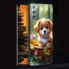 Cartoon Dogs Case for Samsung Galaxy Note 20 Ultra 8 10 Lite 9 TPU Phone Cover Note 10 Plus Black Soft Shell Funda Capa