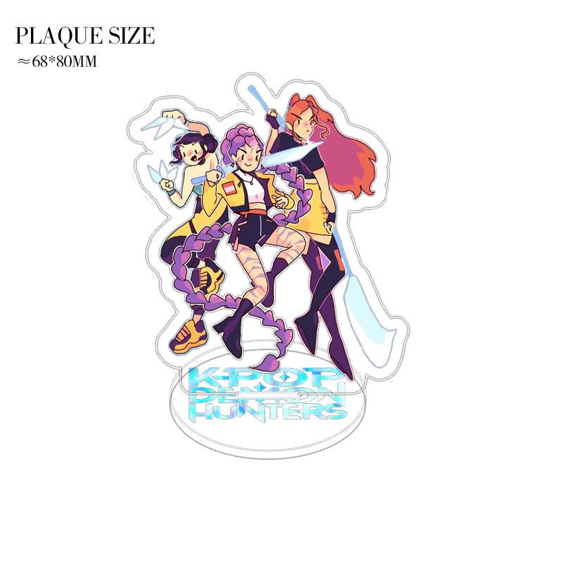 Kpop Dämonenjäger Superstar Acryl Aufsteller Desktop Dekoration Ornament Zubehör Spielzeug für Fans Geschenk