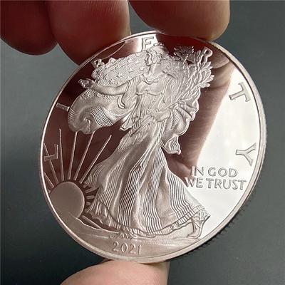 2021 United Statue Of Liberty Challenge מטבע כסף משובח אספנות America Co