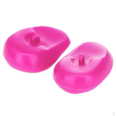 1 Pair Creative Hair , Reusable Silicone Earmuffs Ear Cover, for Salon Coloring Kit Ing