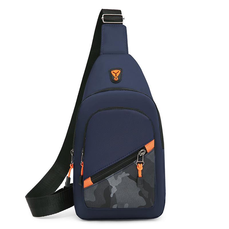New Men's Chest Bag Trend Backpack Men's Diagonal Shoulder Small Lightweight Large Storage Bag.