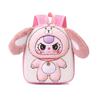 2025 Spring New Cute Cartoon Children Schoolbags Adorable Big Ears Plush Doll Kid's Backpack Ultra Light Kindergarten 3-6 Years Old Baby Girl Book Bag