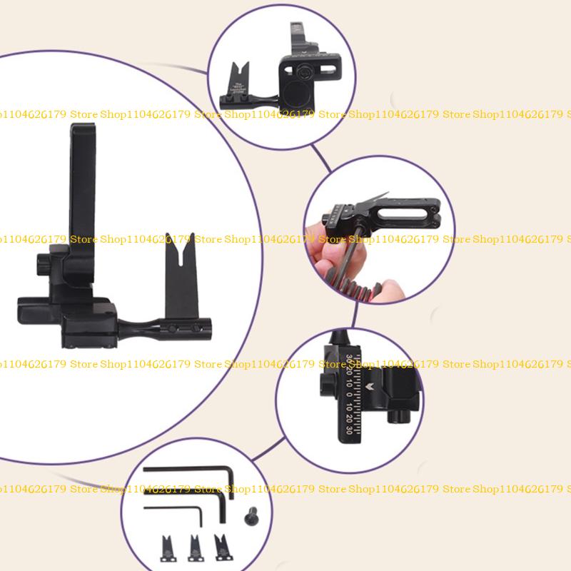 A1A2 4 Way Adjustable Compound Bows Arrows Rest Mounting Screws and Steel Inserts