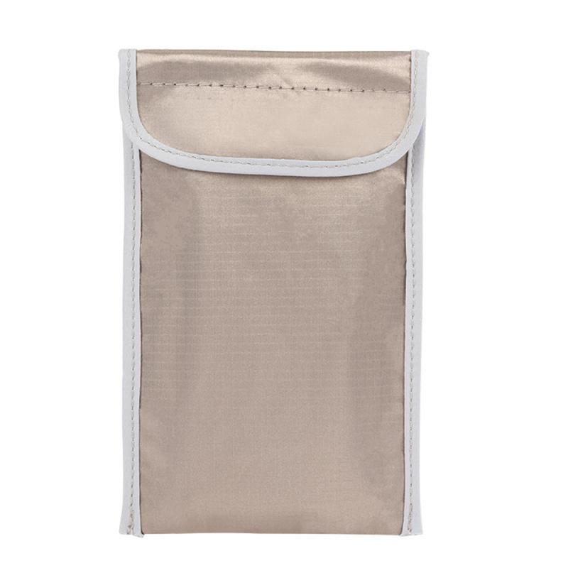 

Многофункциональная сумка для защиты от радиочастотного сигнала, блокирующая вредное излучение, модные аксессуары, усовершенствованная сумка для хранения мобильных блокировщиков сигналов бежевый