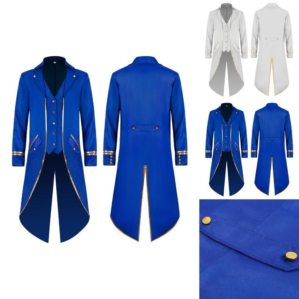 Elegant Steampunk Long Tailcoat Tuxedo For Halloween