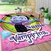 Custom Name Rainbow Fox Adventure Carpet Rug Customizable Soft Washable Anti-Slip Home Living Room Sofa Mats Personalized Rug. 0909161