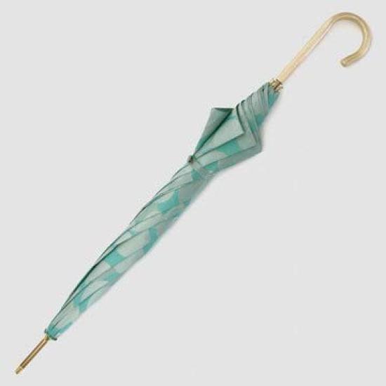 Makita Shoten Rain Long Nordic Jacquard Manual Made in 16241109 Women's Umbrella, Umbrella, Umbrella, (Bubble) Pattern, Green, Opening, Japan,