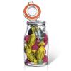 Patent glass jar with clip 200 ml