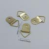 20pcs/set Gold Big Triangle Hook Cross Stitch Photo Frame Hardware Accessories Chinese Painting Photo Wall Hanging Hardware Triangle Hook